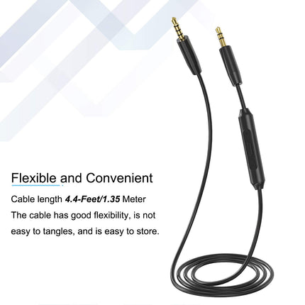 buy Ancable Replacement 3.5mm Headset Audio Cable Compatible with Skullcandy Headphone for sale in india