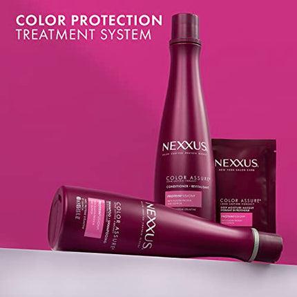 Nexxus Hair Color Assure Sulfate-Free Shampoo with ProteinFusion, For Color Treated Hair Color Shampoo 13.5 oz
