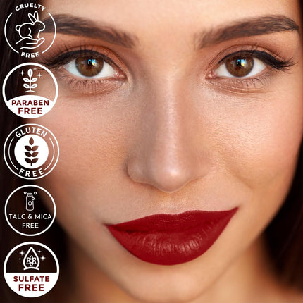 Mynena Red Lipstick Matte Long Lasting Smudge Proof Waterproof Lightweight for High Comfort All-Day Wear Vegan Talc-Free Paraben-Free Cruelty-Free Lip Stain | Elle