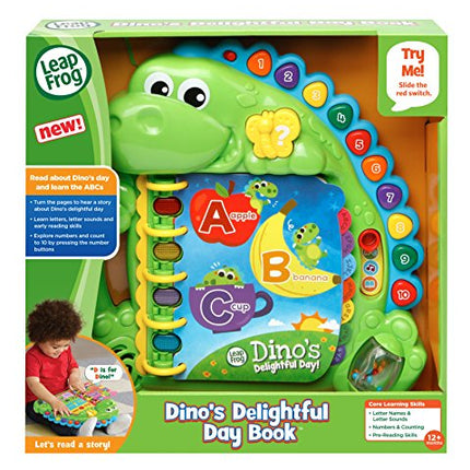 LeapFrog Dino's Delightful Day Alphabet Book, Green