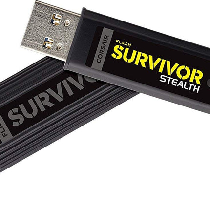 Buy Corsair Flash Survivor Stealth 128GB USB 3.0 Flash Drive, Black in India India
