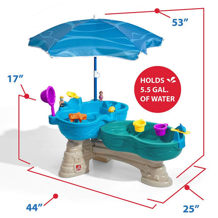 buy Step 2 Spill & Splash Seaway Water Table for Kids, Two-Tier Outdoor Kids Water Sensory Table in India