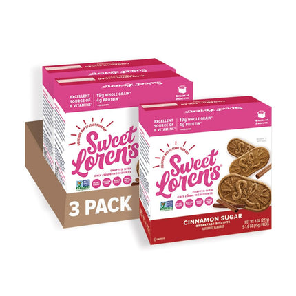 Buy Sweet Loren's Breakfast Biscuits | Cinnamon Sugar | Gluten Free, Dairy Free, Nut Free Snacks | 3 in India