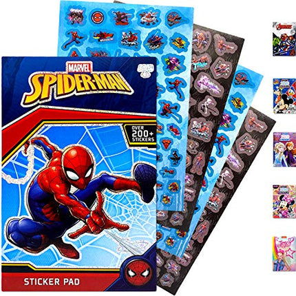 buy Marvel Spiderman Sticker Book Over 200+ - Perfect for Gifts, Party Favor, Goodies, Reward, Scrapbook in India
