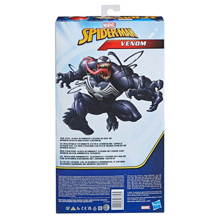 Marvel Titan Hero Series Deluxe Venom Toy 12-Inch-Scale Collectible Action Figure, Kids Ages 4 and Up