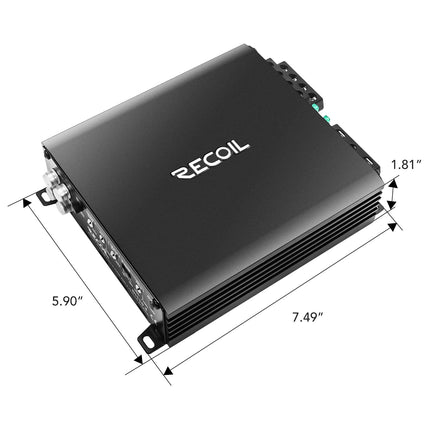 buy Recoil DI550.4 Full-Range Class-D 4-Channel Car Audio Amplifier in India