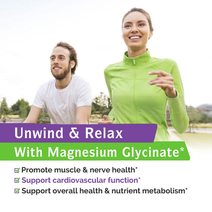 Innate Vitality Magnesium Glycinate 500mg, 70mg Elemental Magnesium per Cap, High Absorption, Non-GMO No Gluten, Nerve, Muscle, Bone, Heart Health, 120 Veggie Capsules