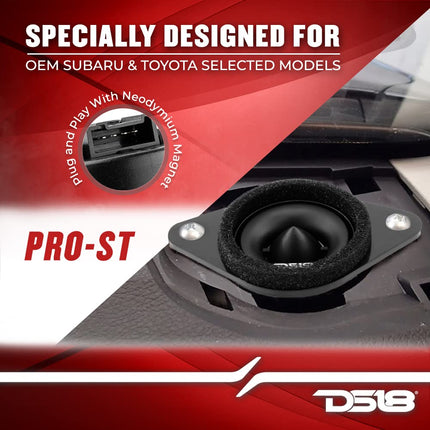 buy DS18 PRO-ST OEM Subaru/Toyota Upgrade Tweeters with Crossovers 1.9" for Many Subaru/Toyota Models in India