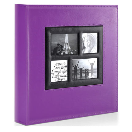 Ywlake Photo Album 4x6 1000 Pockets Photos, Extra Large Capacity Family Wedding Picture Albums Holds 1000 Horizontal and Vertical Photos Purple