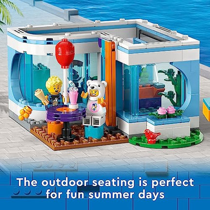 buy LEGO City Ice-Cream Shop 60363 Building Toy Set, Includes a Cargo Bike, 3 Minifigures and Lots of Fun in India