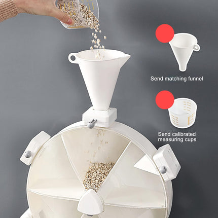 Maxbell Wall Mounted 360° Rotatable Cereals Grain Storage