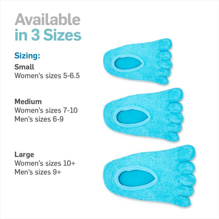 buy NatraCure 5-Toe Gel Lined Foot Moisturizing Socks - Aloe & Shea Infused Fuzzy Hydrating Socks for in India