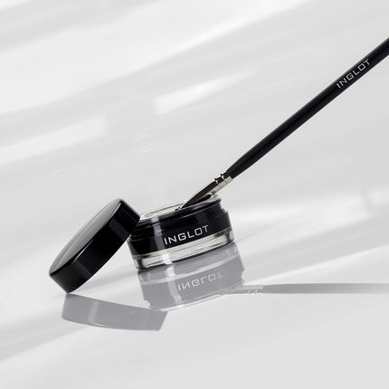 INGLOT AMC Eyeliner Gel 77 | Gel Eyeliner Matte | Black Eyeliner | High Intensity Pigments | 5.5 g | 0.19 US OZ