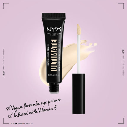 NYX PROFESSIONAL MAKEUP Ultimate Shadow & Liner Primer, Eyeshadow & Eyeliner Primer - Light