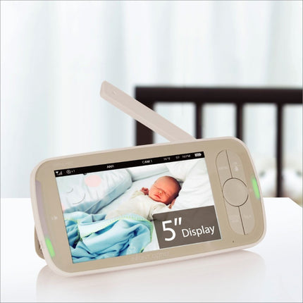 Infant Optics Baby Monitor Dxr-8 Pan Tilt Zoom 3.5 Video With  5" Display