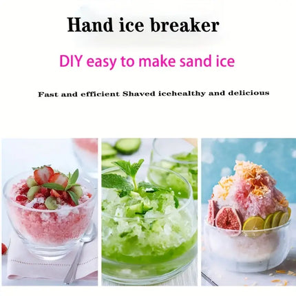 Maxbell Mini Household Ice Shaver: Craft Perfect Shaved Ice & Slushies Every Time