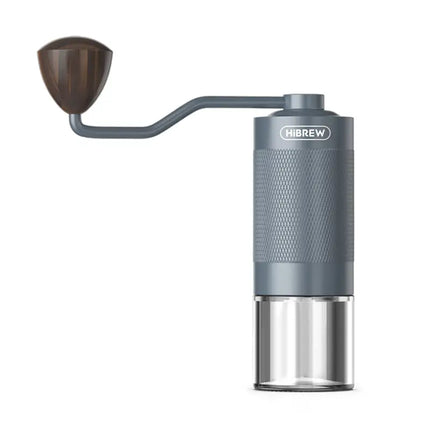 Premium HiBREW Manual Coffee Grinder: Portable Aluminium Hand Mill with Visual Display