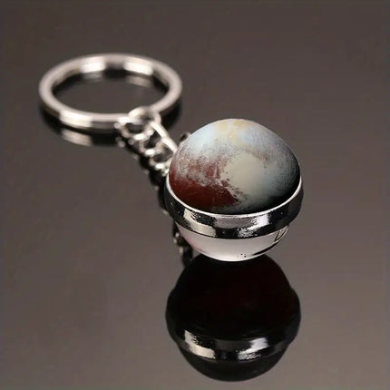 Maxbell Solar System Keychain with Luminous Moon – Perfect Space Gift