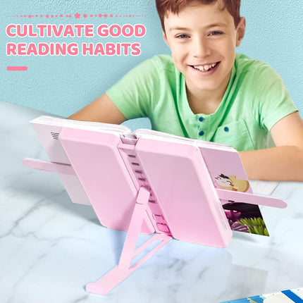 2-in-1 Multi-Function Pencil Box: Book Reading Stand, Pen Storage, Erasable Whiteboard