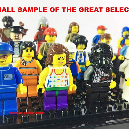 10 NEW LEGO MINIFIG PEOPLE LOT random grab bag of minifigure guys city town set by USA