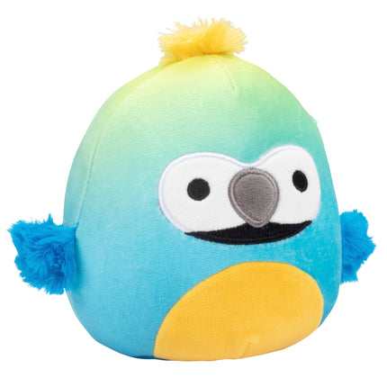 Squishmallows 5" Baptise The Macaw - Officially Licensed Kellytoy Plush - Collectible Soft & Squishy Mini Bird Stuffed Animal Toy - Add to Your Squad - Gift for Kids, Girls & Boys - 5 Inch