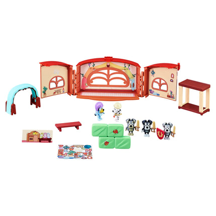Bluey School Playset with Mates School Playset with 5 Figures - Chloe, The Terriers Amazon Exclusive