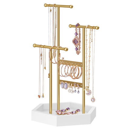 Buy SONGMICS Jewelry Holder Organizer with Metal Frame for Necklaces, Earrings, Bracelets in India