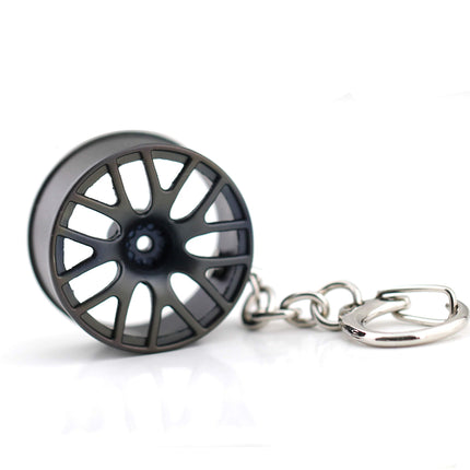 maycom Creative Classic Tree Shrew Champion wheel Auto Part Model Wheel Rim Tyre Keychain Keyring Key Chain Ring Keyfob