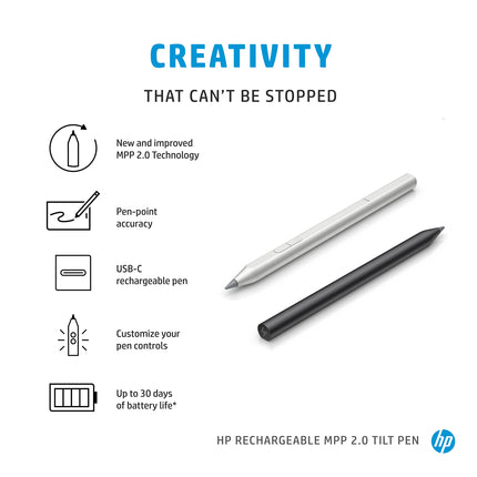 Buy HP Rechargeable MPP 2.0 Tilt Pen for Touch Screen Devices in India