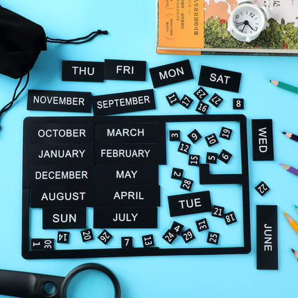 Buy 50 Pcs Calendar Magnet Numbers for Whiteboard and Refrigerator, Magnetic Days of the Week and Mo in India