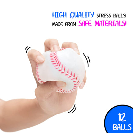 buy Neliblu Baseball Sports Themed 2.5in Foam Squeeze Balls for Stress and Anxiety Relief - Baseball Spo in India