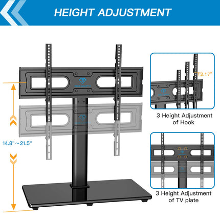 Buy PERLESMITH Swivel Universal TV Stand Mount for 32-80 Inch TVs in India