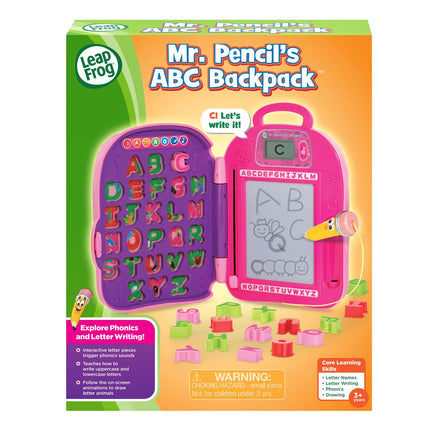 LeapFrog Mr. Pencil's ABC Backpack, Pink