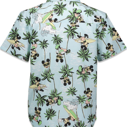 Buy Disney Mickey Mouse Little Boys Hawaiian Button Down Dress Shirt 7-8 in India