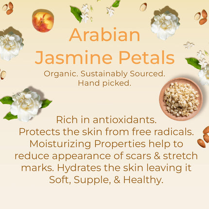 SAFA Vanillé Oil - Organic Oil for Face, Body, Hair, Nails & Aromatherapy | Vanilla Extract & Floating Arabian Sambac Jasmine Petals | Moisturizer for Men & Women
