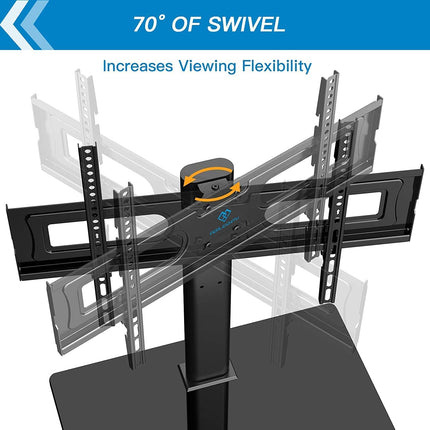 Buy PERLESMITH Swivel Universal TV Stand Mount for 32-80 Inch TVs in India