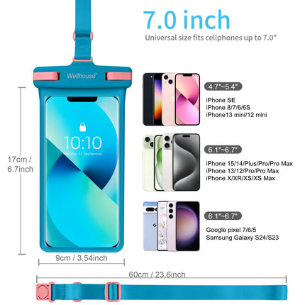 buy Waterproof Phone Pouch, Waterproof Phone Case for iPhone 15 14 13 12 Pro Max XS Samsung in India