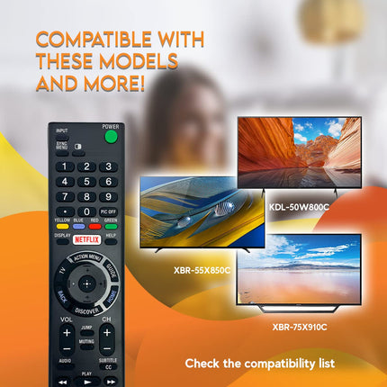 buy OEM Sony RMT-TX100U Remote Control Compatible with TV Models in India