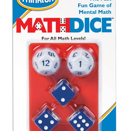 ThinkFun Math Dice Fun Game that Teaches Mental Math Skills to Kids Age 8 and Up