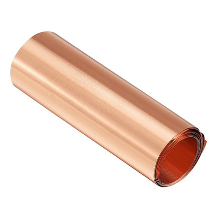uxcell Copper Sheet Roll, Metal Foil Plate 1000mm x 100mm x 0.01mm