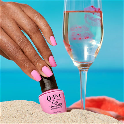 buy OPI Nail Lacquer, Opaque & Vibrant Crème Finish Pink Nail Polish, Up to 7 Days of Wear, Chip Resistant in India