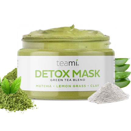 Buy Teami Detox Face Mask for Hydrating, Moisturizing & Purifying, Blackhead Remover Green Tea Deep Cleanse in India