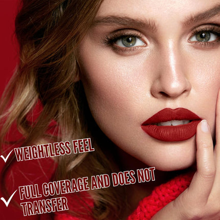 Mynena Red Lipstick Matte Long Lasting Smudge Proof Waterproof Lightweight for High Comfort All-Day Wear Vegan Talc-Free Paraben-Free Cruelty-Free Lip Stain | Elle
