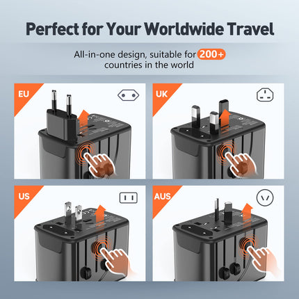buy International European Travel Plug Adapter - Universal Travel Plug Adapter Wall Charger for US EU UK in India