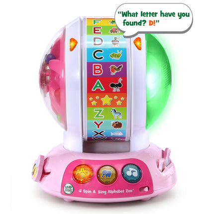 LeapFrog Spin and Sing Alphabet Zoo Amazon Exclusive, Pink