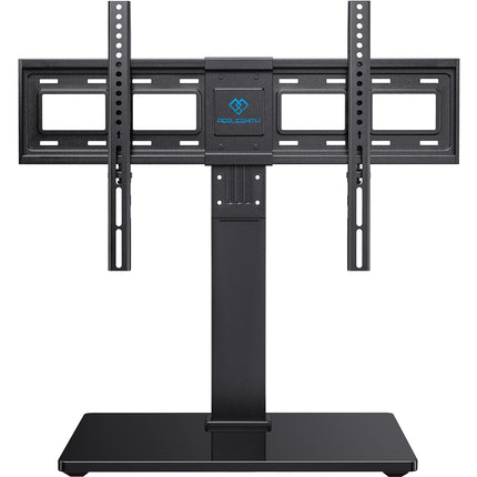 buy PERLESMITH Universal Swivel TV Stand Base, Table Top TV Stand for 37 to 65,70,75 inch LCD LED TVs, Height Adjustable TV Mount Stand with Tempered Glass Base, VESA 600x400mm, Holds up to 99lbs in India.