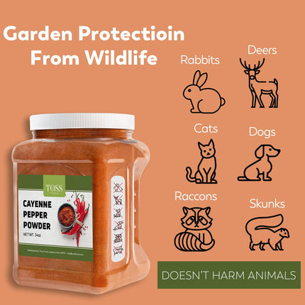 Buy Cayenne Pepper Powder Bulk 40,000 Heat Units 34 Oz, Garden Protection from Wildlife Ground - Cay in India