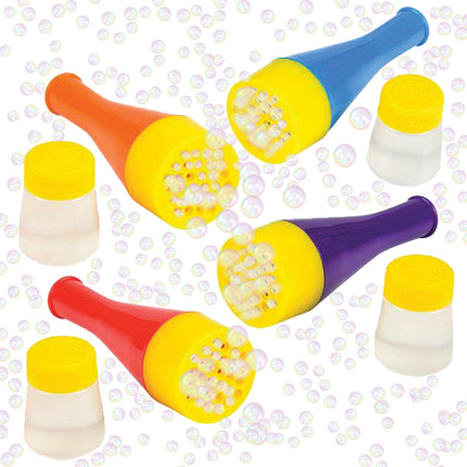 buy Mini Blizzard Bubble Blower Set by ArtCreativity - Set of 4 Bubble Blasters with 4 Bottles of Bubble in India