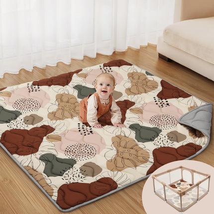 Buy Blissful Diary Baby Play Mats for Floor, 50x50 Play Mat for Playpen, Thicken Soft Padding Foam Playmats for Babies Foldable in India.