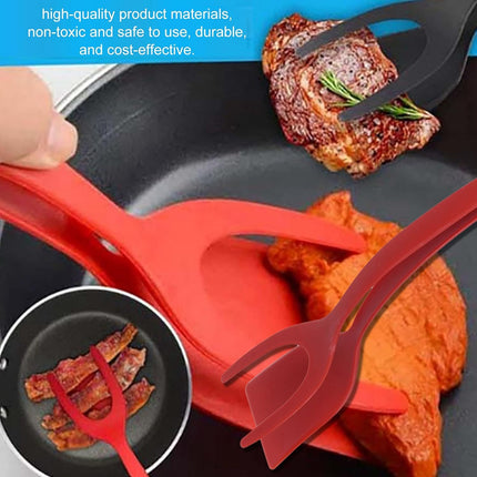 Maxbell Nylon Steak Clips – Gentle Food Spatulas for Non-Stick Pans | Durable Kitchen Essentials